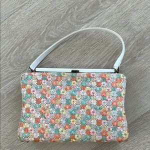 Vintage Floral Multicolor Women's Handbag